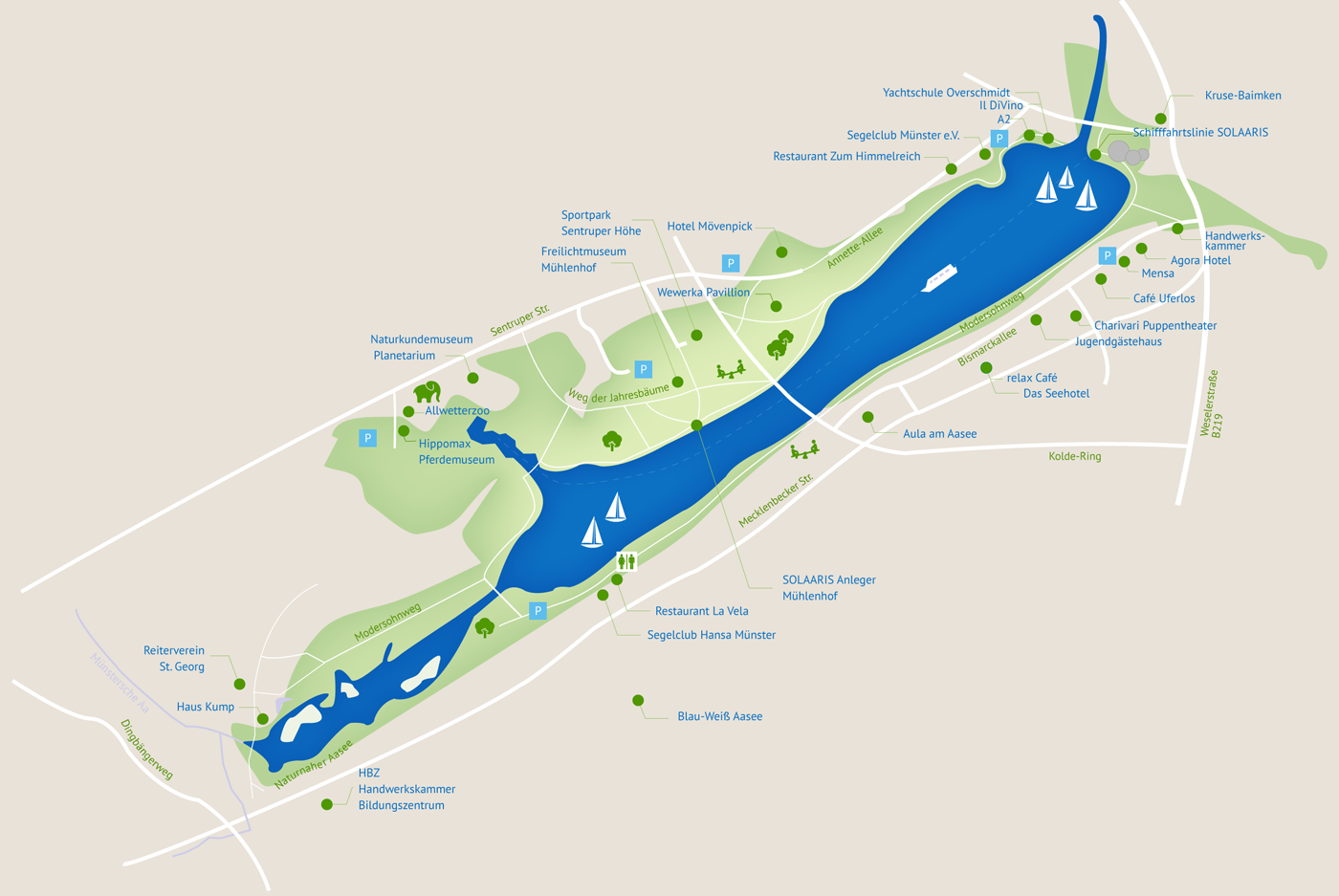 aaseepark Münster – die Informationsplattform rund um Münsters Aasee